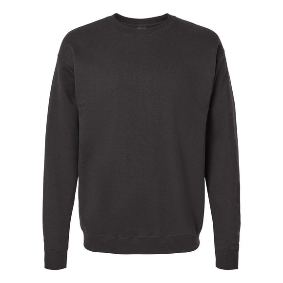 RS160 Hanes Perfect Fleece Crewneck Sweatshirt Black