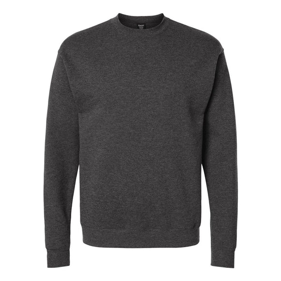 RS160 Hanes Perfect Fleece Crewneck Sweatshirt Charcoal Heather