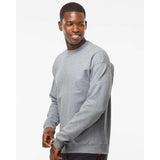 RS160 Hanes Perfect Fleece Crewneck Sweatshirt Light Steel