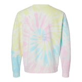 PRM3500TD Independent Trading Co. Midweight Tie-Dyed Sweatshirt Tie Dye Sunset Swirl