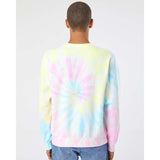 PRM3500TD Independent Trading Co. Midweight Tie-Dyed Sweatshirt Tie Dye Sunset Swirl