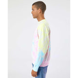 PRM3500TD Independent Trading Co. Midweight Tie-Dyed Sweatshirt Tie Dye Sunset Swirl