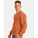 F260 Hanes Ultimate Cotton® Crewneck Sweatshirt Pumpkin