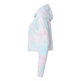 AFX64CRP Independent Trading Co. Women’s Lightweight Crop Hooded Sweatshirt Tie Dye Cotton Candy