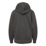 PRM1500Y Independent Trading Co. Youth Midweight Pigment-Dyed Hooded Sweatshirt Pigment Black