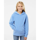 PRM1500Y Independent Trading Co. Youth Midweight Pigment-Dyed Hooded Sweatshirt Pigment Light Blue