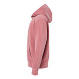 PRM1500Y Independent Trading Co. Youth Midweight Pigment-Dyed Hooded Sweatshirt Pigment Maroon