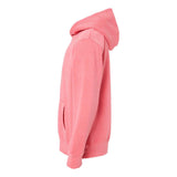 PRM1500Y Independent Trading Co. Youth Midweight Pigment-Dyed Hooded Sweatshirt Pigment Pink