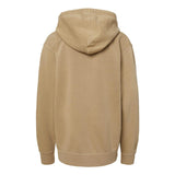 PRM1500Y Independent Trading Co. Youth Midweight Pigment-Dyed Hooded Sweatshirt Pigment Sandstone