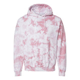 680VR Dyenomite Blended Hooded Tie-Dyed Sweatshirt Rose Crystal