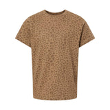 3321 Rabbit Skins Toddler Fine Jersey Tee Brown Leopard