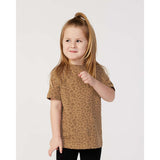 3321 Rabbit Skins Toddler Fine Jersey Tee Brown Leopard