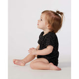 4424 Rabbit Skins Infant Fine Jersey Bodysuit Black Leopard