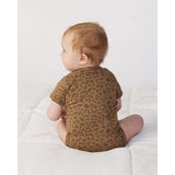 4424 Rabbit Skins Infant Fine Jersey Bodysuit Brown Leopard