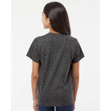 6101 LAT Youth Fine Jersey Tee Black Leopard