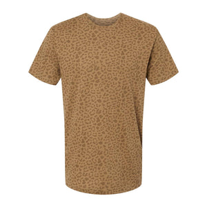 6901 LAT Fine Jersey Tee Brown Leopard