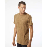 6901 LAT Fine Jersey Tee Brown Leopard