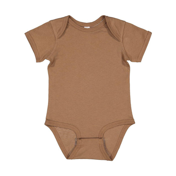 4424 Rabbit Skins Infant Fine Jersey Bodysuit Coyote Brown