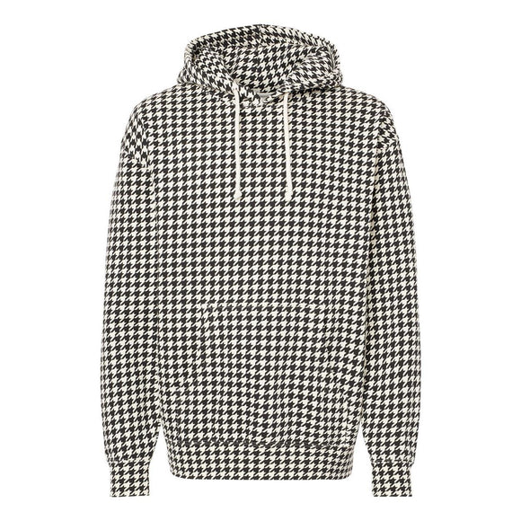 IND4000 Independent Trading Co. Heavyweight Hooded Sweatshirt Houndstooth