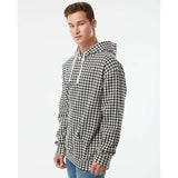 IND4000 Independent Trading Co. Heavyweight Hooded Sweatshirt Houndstooth