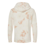 PRM4500TD Independent Trading Co. Midweight Tie-Dyed Hooded Sweatshirt Tie Dye Dusty Pink