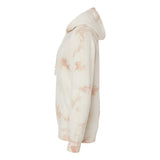 PRM4500TD Independent Trading Co. Midweight Tie-Dyed Hooded Sweatshirt Tie Dye Dusty Pink