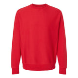 IND5000C Independent Trading Co. Legend - Premium Heavyweight Cross-Grain Crewneck Sweatshirt Red