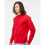 IND5000C Independent Trading Co. Legend - Premium Heavyweight Cross-Grain Crewneck Sweatshirt Red