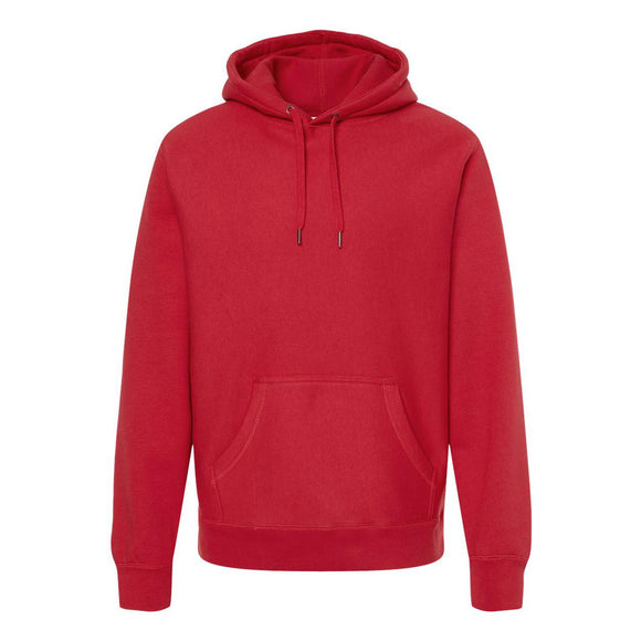 IND5000P Independent Trading Co. Legend - Premium Heavyweight Cross-Grain Hooded Sweatshirt Red