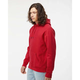 IND5000P Independent Trading Co. Legend - Premium Heavyweight Cross-Grain Hooded Sweatshirt Red