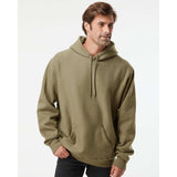 IND5000P Independent Trading Co. Legend - Premium Heavyweight Cross-Grain Hooded Sweatshirt Olive