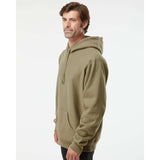 IND5000P Independent Trading Co. Legend - Premium Heavyweight Cross-Grain Hooded Sweatshirt Olive