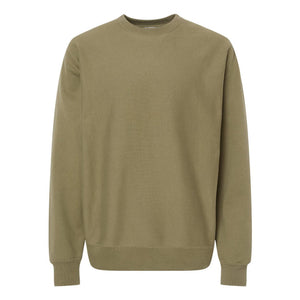 IND5000C Independent Trading Co. Legend - Premium Heavyweight Cross-Grain Crewneck Sweatshirt Olive