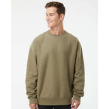 IND5000C Independent Trading Co. Legend - Premium Heavyweight Cross-Grain Crewneck Sweatshirt Olive