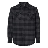 EXP50F Independent Trading Co. Flannel Shirt Charcoal Heather/ Black