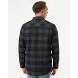 EXP50F Independent Trading Co. Flannel Shirt Charcoal Heather/ Black