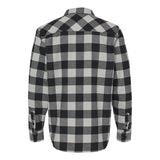 EXP50F Independent Trading Co. Flannel Shirt Grey Heather/ Black