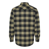 EXP50F Independent Trading Co. Flannel Shirt Olive/ Black