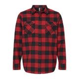 EXP50F Independent Trading Co. Flannel Shirt Red/ Black