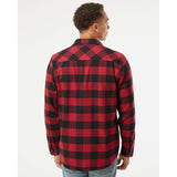 EXP50F Independent Trading Co. Flannel Shirt Red/ Black