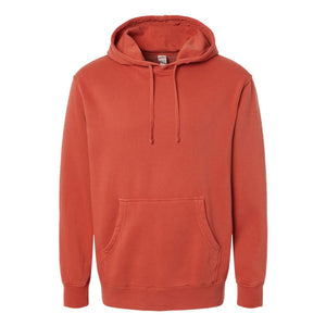 PRM4500 Independent Trading Co. Midweight Pigment-Dyed Hooded Sweatshirt Pigment Amber