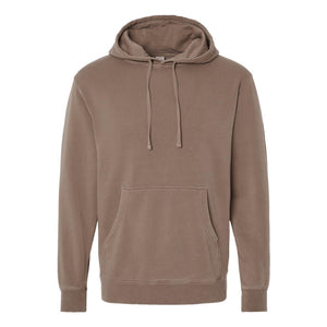 PRM4500 Independent Trading Co. Midweight Pigment-Dyed Hooded Sweatshirt Pigment Clay