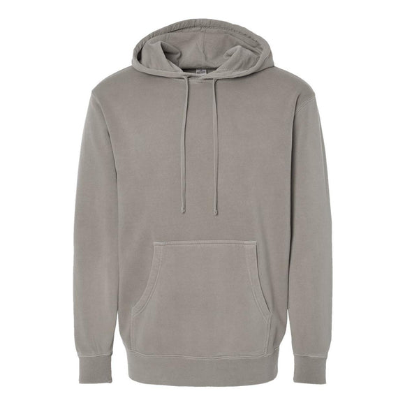 PRM4500 Independent Trading Co. Midweight Pigment-Dyed Hooded Sweatshirt Pigment Cement