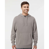 PRM4500 Independent Trading Co. Midweight Pigment-Dyed Hooded Sweatshirt Pigment Cement