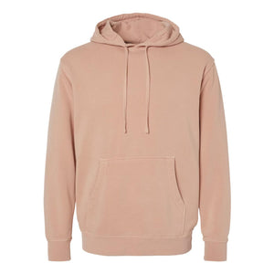 PRM4500 Independent Trading Co. Midweight Pigment-Dyed Hooded Sweatshirt Pigment Dusty Pink