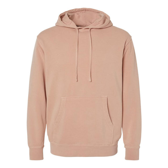 PRM4500 Independent Trading Co. Midweight Pigment-Dyed Hooded Sweatshirt Pigment Dusty Pink