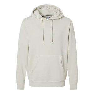 PRM4500 Independent Trading Co. Midweight Pigment-Dyed Hooded Sweatshirt Pigment Ivory