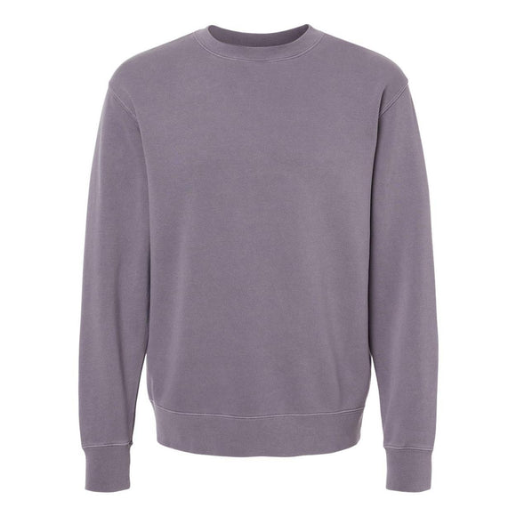 PRM3500 Independent Trading Co. Midweight Pigment-Dyed Crewneck Sweatshirt Pigment Plum