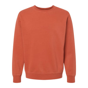 PRM3500 Independent Trading Co. Midweight Pigment-Dyed Crewneck Sweatshirt Pigment Amber