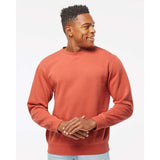 PRM3500 Independent Trading Co. Midweight Pigment-Dyed Crewneck Sweatshirt Pigment Amber